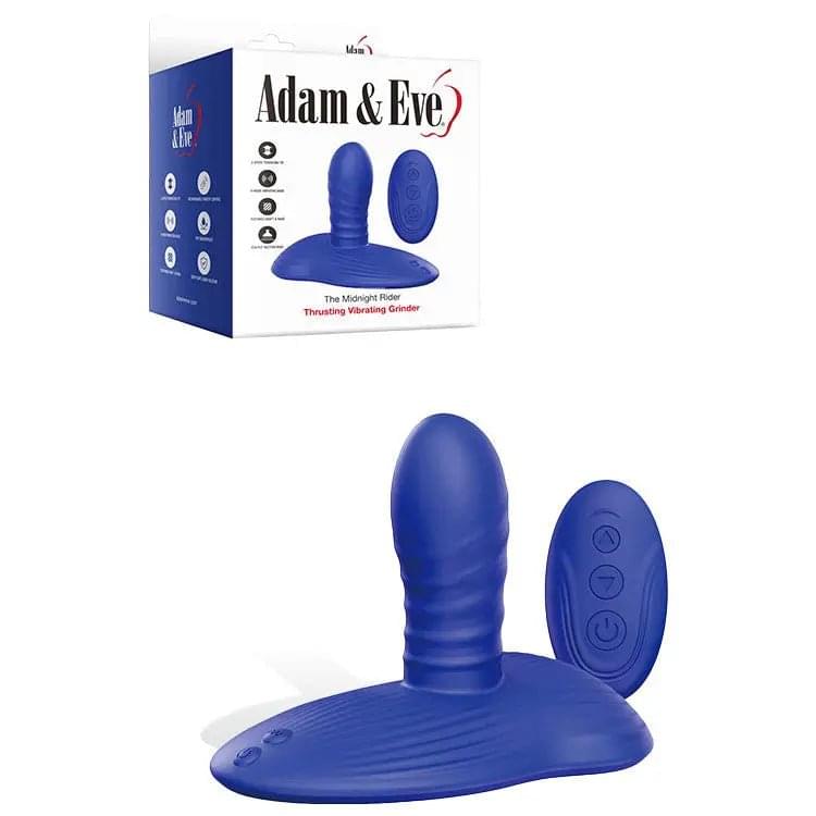 Adam & Eve THE MIDNGHT RIDER -  USB Rechargeable Thrusting Vibrating Grinder with Remote Control Adam & Eve Discreet Intimate Essentials.
