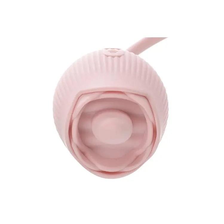 Adam & Eve THRUST & TICKLE Rose Vibrator -  USB Rechargeable Flickering Rose Stimulator with Thrusting Bullet Adam & Eve Discreet Intimate Essentials.