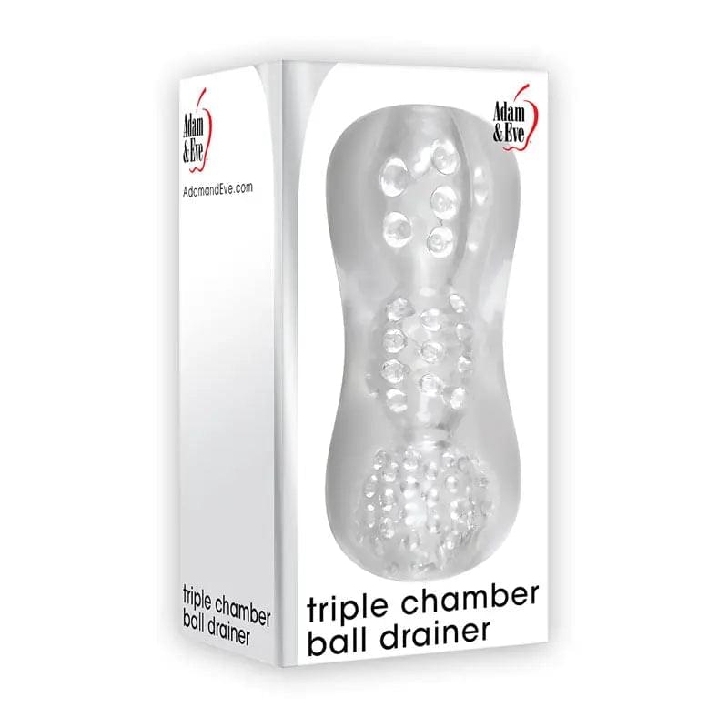 Adam & Eve Triple Chamber Ball Drainer -  Masturbator Sleeve Adam & Eve Discreet Intimate Essentials.