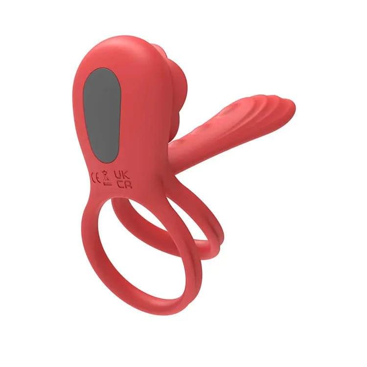 Adam & Eve VIBRATING ROSE GIRTH ENHANCER -  USB Rechargeable Vibrating Cock & Ball Rings Adam & Eve Discreet Intimate Essentials.