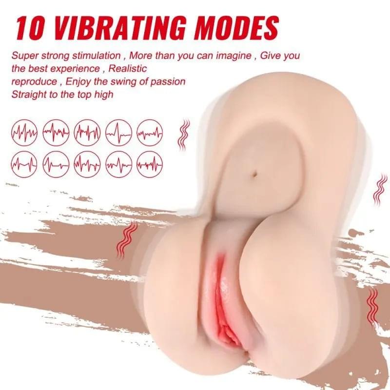 Aggie Realistic Vibrating Vaginal Masturbator XISE Discreet Intimate Essentials.