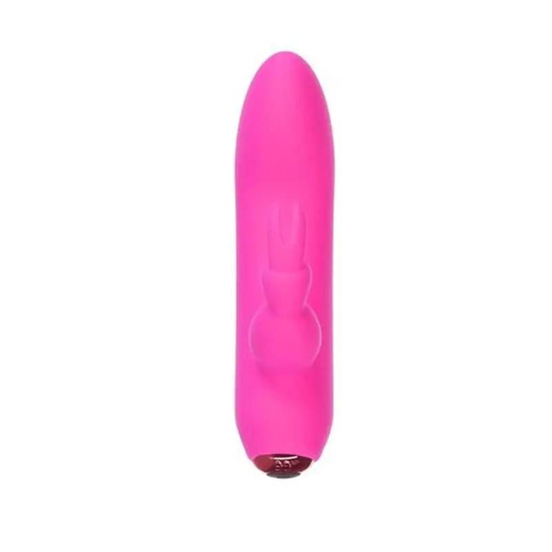 Alices Bunny Rechargeable Bullet w Rabbit Sleeve Pink PowerBullet Discreet Intimate Essentials.