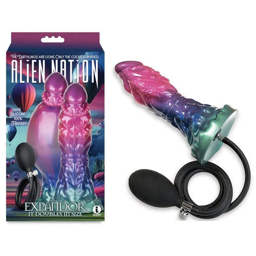 Alien Nation - Expandor -  Inflatable Fantasy Dildo Icon Brands Discreet Intimate Essentials.