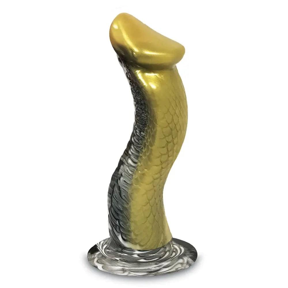 Alien Nation - Venomus - Gold 22.9 cm Snake Fantasy Dong Icon Brands Discreet Intimate Essentials.