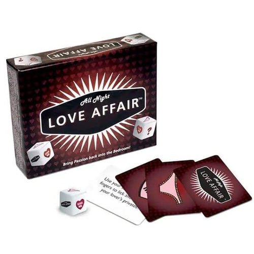 All Night Love Affair - Adult Card Game Little Genie Discreet Intimate Essentials.