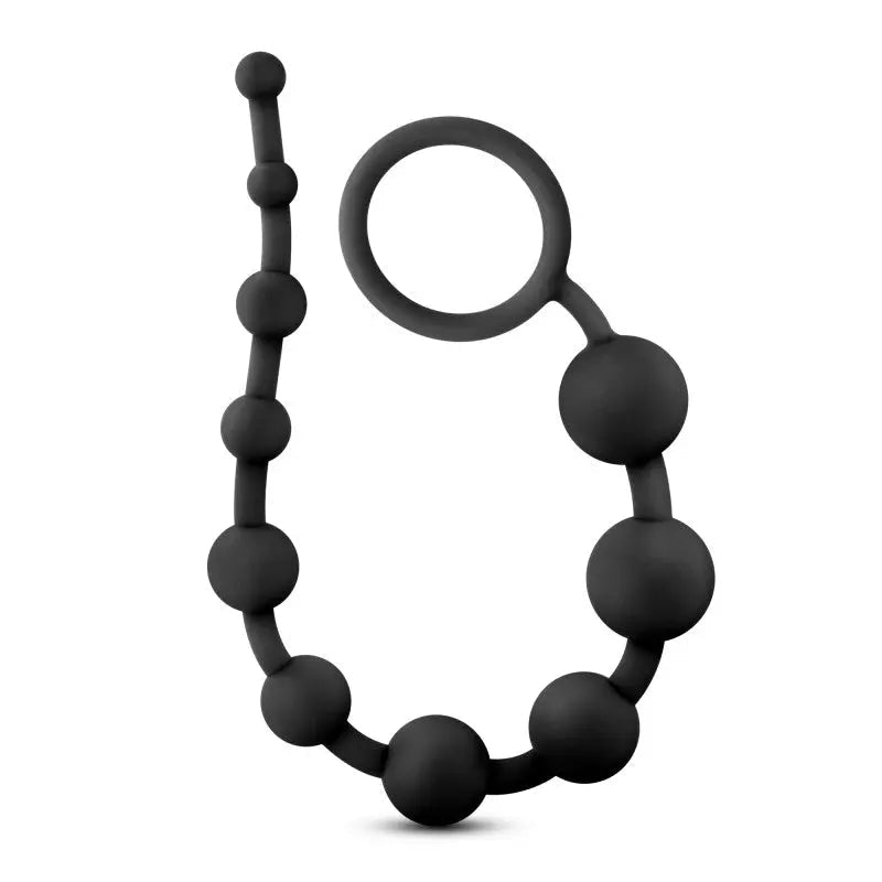 Shop affordable quality Anal Adventures Platinum 10 Anal Beads - 31.7 cm Anal Beads - Discreet Intimate Essentials - ANAL TOYS - Blush Novelties