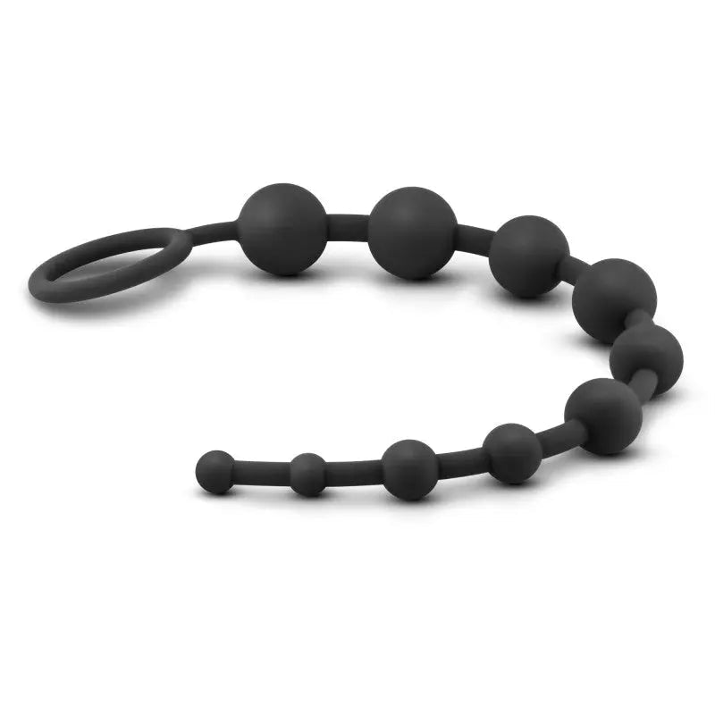 Shop affordable quality Anal Adventures Platinum 10 Anal Beads - 31.7 cm Anal Beads - Discreet Intimate Essentials - ANAL TOYS - Blush Novelties