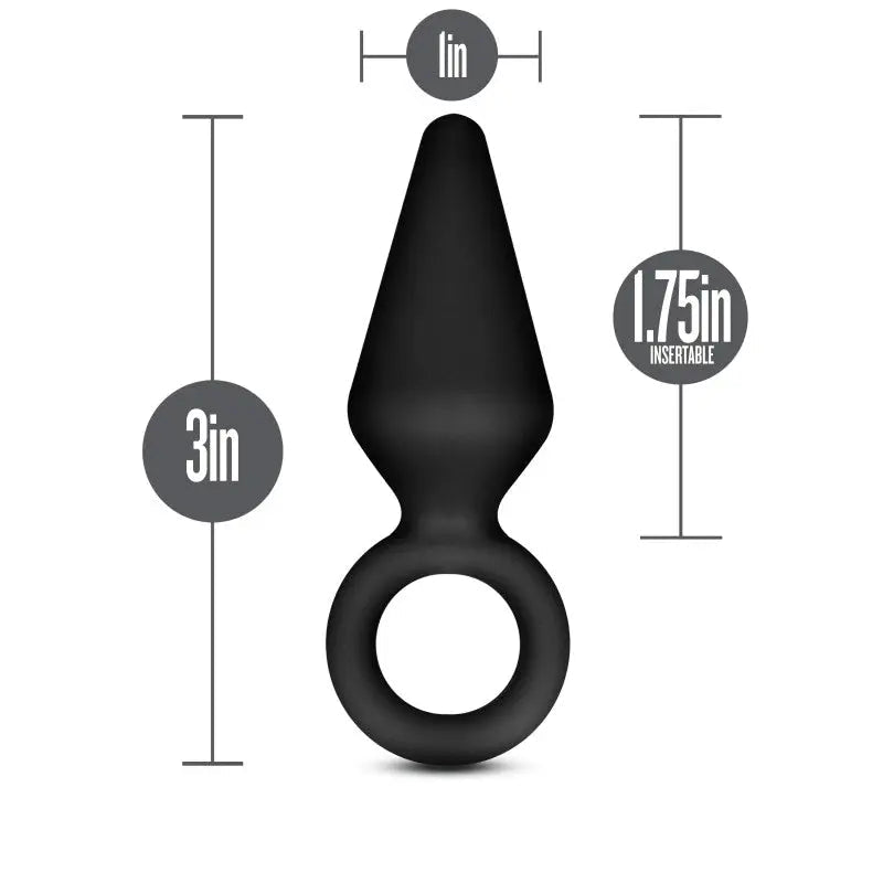 Shop affordable quality Anal Adventures Platinum Loop Plug - Small - 7.6 cm Butt Plug - Discreet Intimate Essentials - ANAL TOYS - Blush Novelties