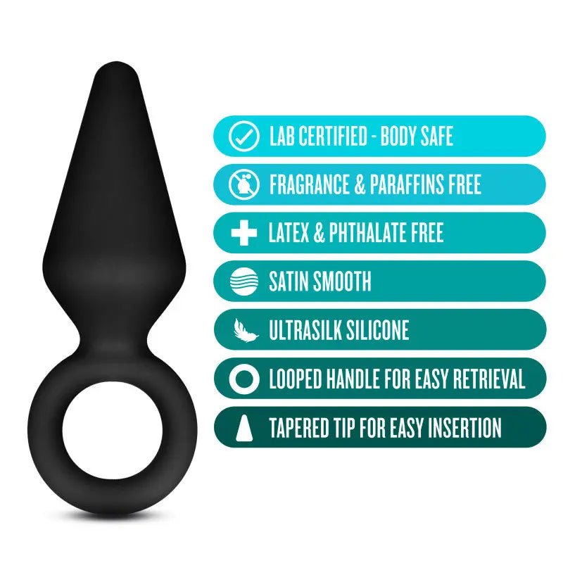 Shop affordable quality Anal Adventures Platinum Loop Plug - Small - 7.6 cm Butt Plug - Discreet Intimate Essentials - ANAL TOYS - Blush Novelties
