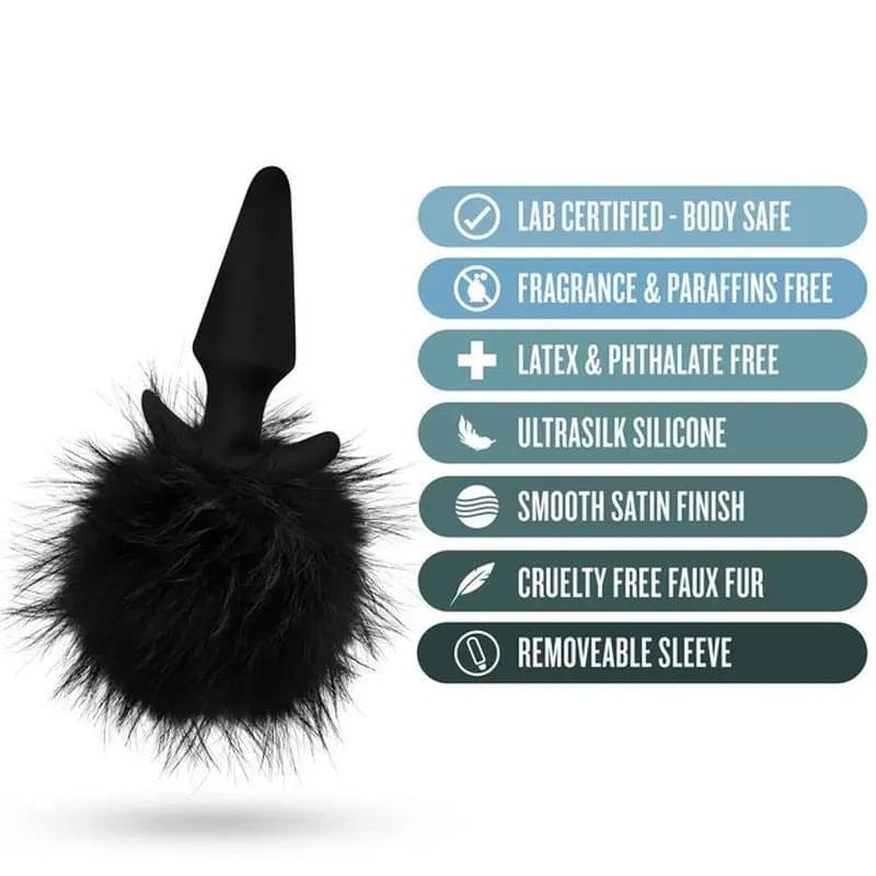 Anal Adventures Platinum Rabbit Tail Plug Anal Adventures Discreet Intimate Essentials.