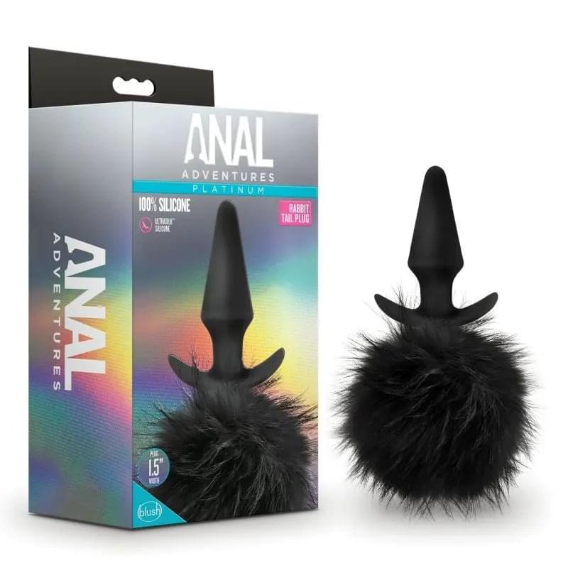 Anal Adventures Platinum Rabbit Tail Plug Anal Adventures Discreet Intimate Essentials.