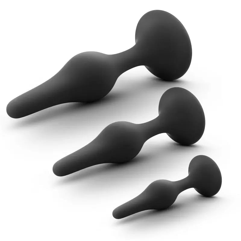 Shop affordable quality Anal Adventures Platinum Silicone Beginner Plug Kit - Butt Plug Kit - Set of 3 Sizes - Discreet Intimate Essentials - ANAL TOYS - Blush Novelties