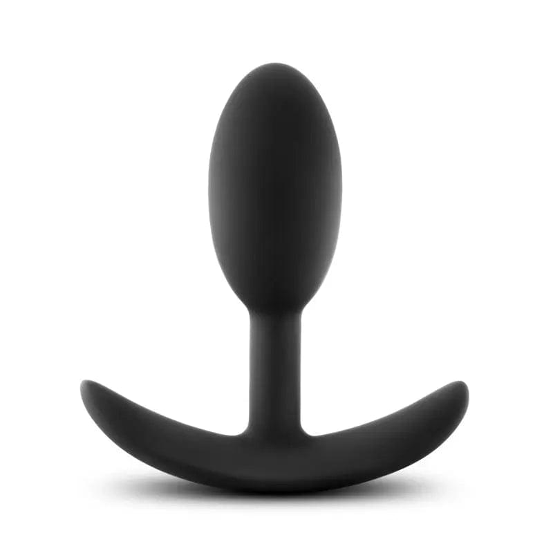 Anal Adventures Platinum Vibra Slim Plug -  8.9 cm Small Butt Plug with Internal Ball Blush Novelties Discreet Intimate Essentials.