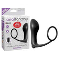 Anal Fantasy Collection Ass-gasm Cockring Plug -  Vibrating Butt Plug with Cock Ring Pipedream Discreet Intimate Essentials.