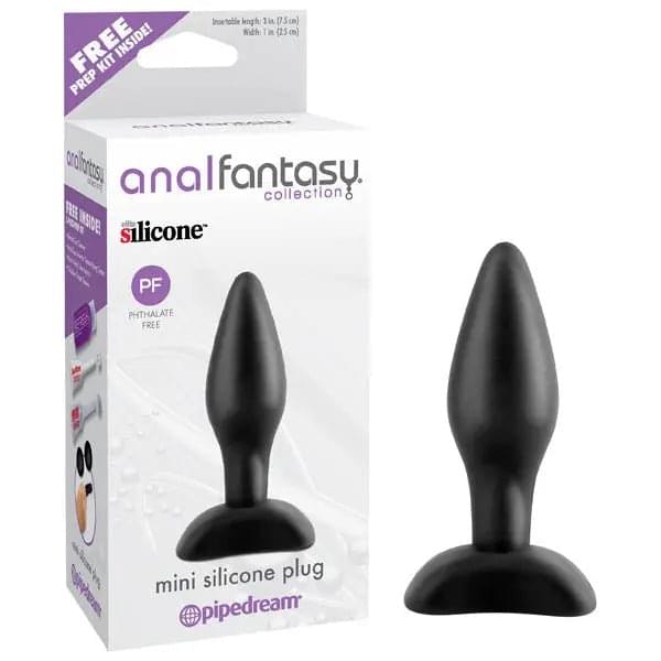 Anal Fantasy Collection Mini Silicone Plug -  7.5 cm (3'') Butt Plug Pipedream Discreet Intimate Essentials.