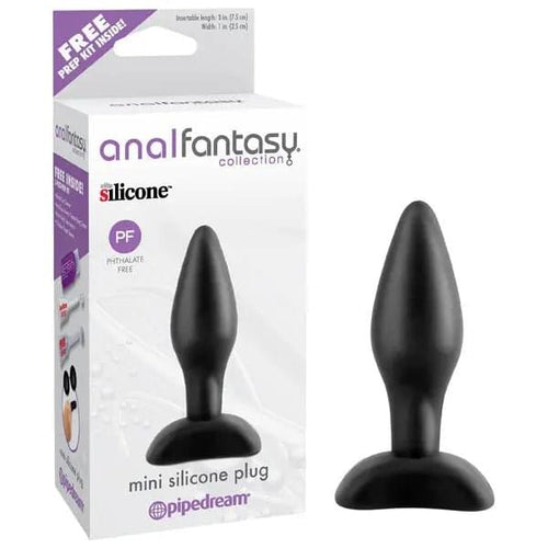 Anal Fantasy Collection Mini Silicone Plug -  7.5 cm (3'') Butt Plug Pipedream Discreet Intimate Essentials.