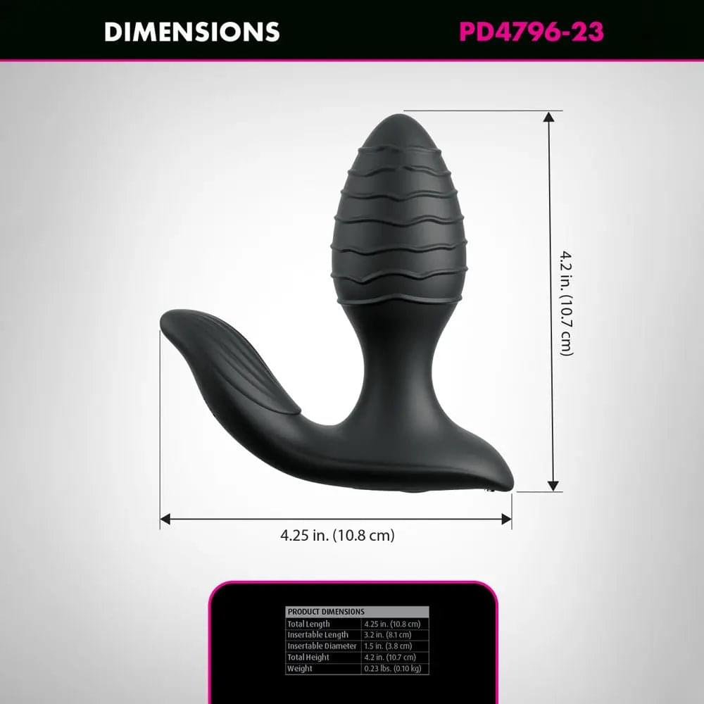 Anal Fantasy Elite Gyro-Milk Pro -  -  USB Rechargeable Gyrating Butt Plug Pipedream Discreet Intimate Essentials.
