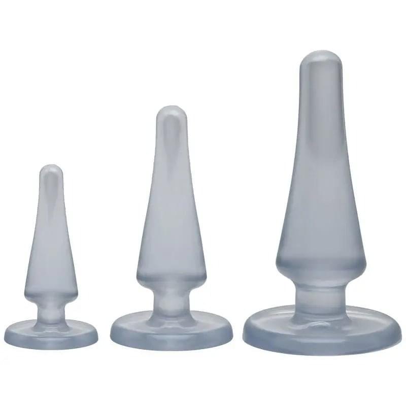 Anal Initiation Kit Clear Crystal Jellies Discreet Intimate Essentials.
