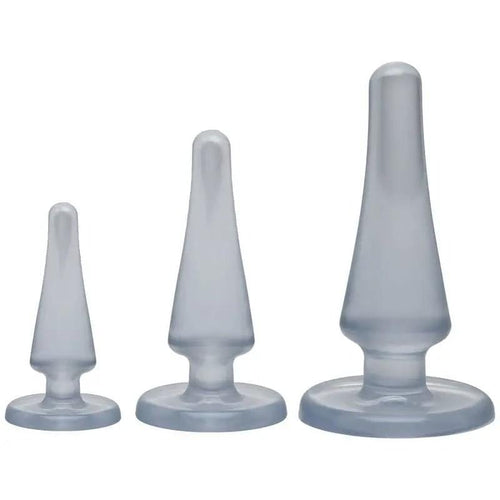 Anal Initiation Kit Clear Crystal Jellies Discreet Intimate Essentials.