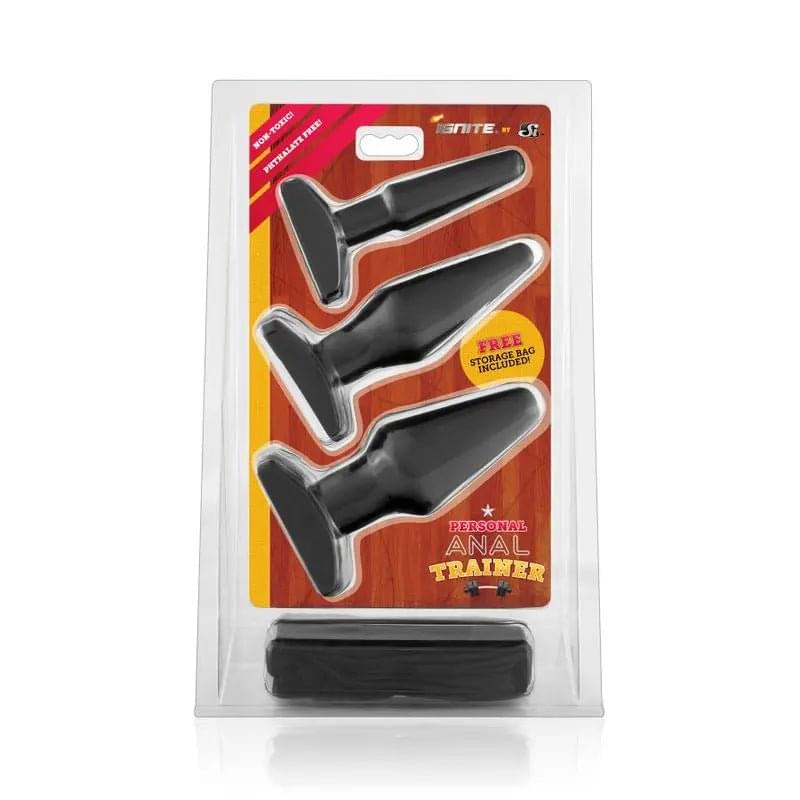 Anal Trainer Kit Black Si Novelties Discreet Intimate Essentials.