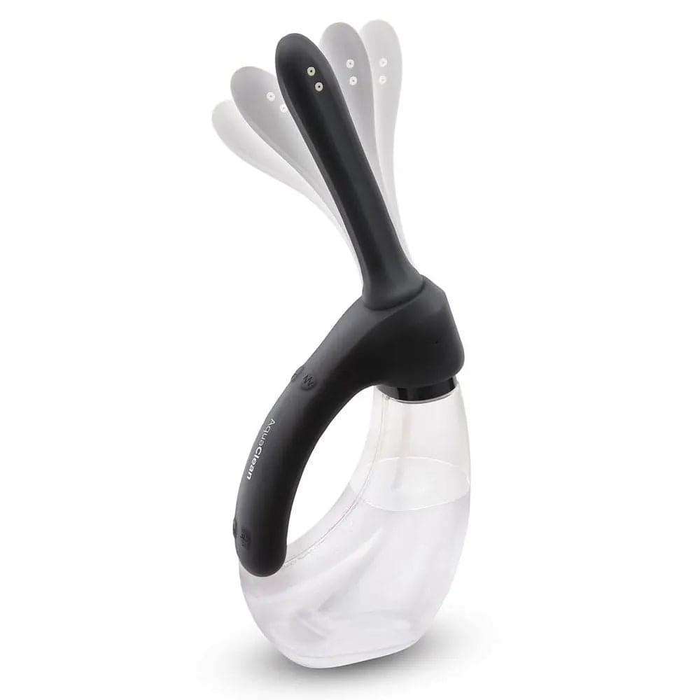 AquaClean Rechargeable Auto Douche Set with Bendable Vibrating Nozzle - 440 ml Capacity with Free Travel Douche Included Xgen Products Discreet Intimate Essentials.