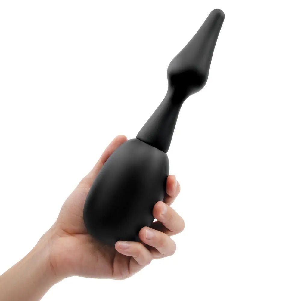 Shop affordable quality AquaClean Silicone 1-Way Valve Douche Set with Butt Plug Nozzle - 150 ml Capacity with Free Travel Douche Included - Discreet Intimate Essentials - HEALTH CARE - Xgen Products