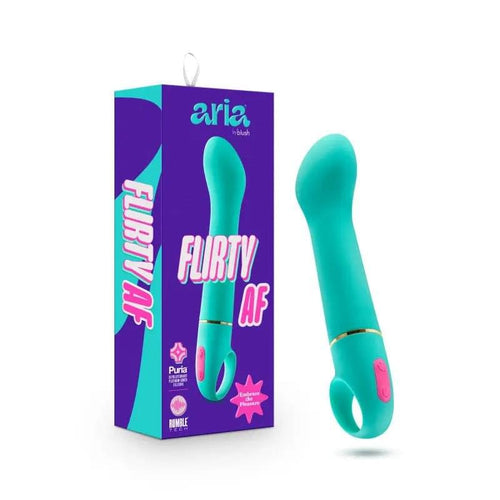 Aria Flirty AF - Teal 16.5 cm Vibrator Blush Novelties Discreet Intimate Essentials.
