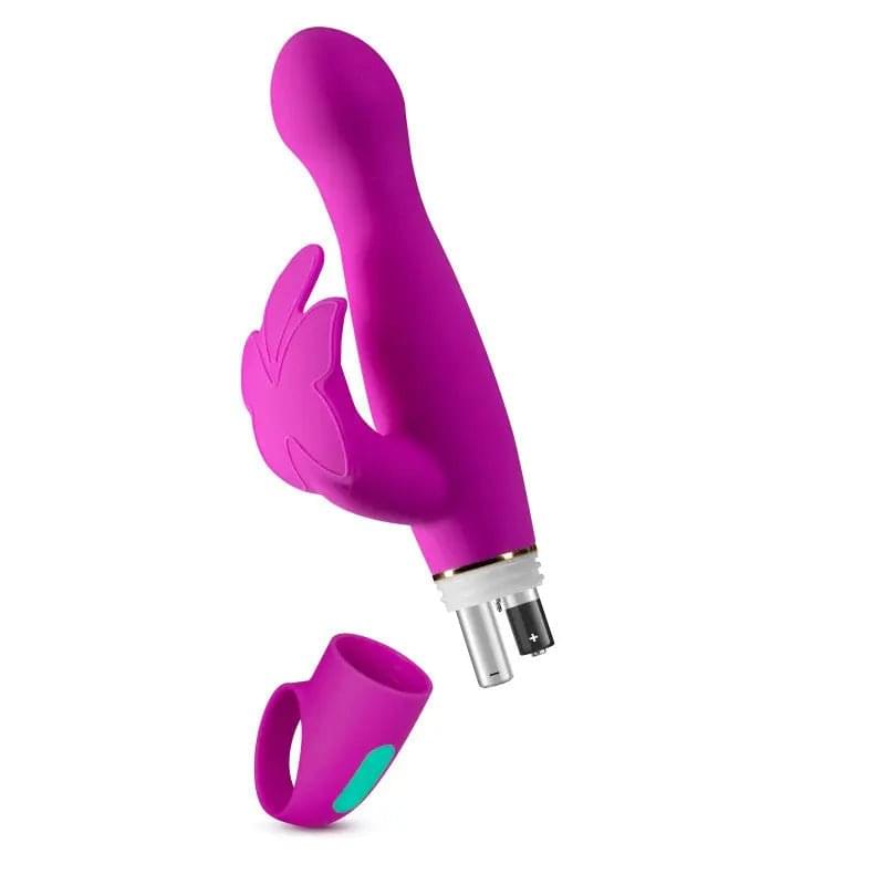 Aria Naughty AF - Plum 18.4 cm Butterfly Vibrator Blush Novelties Discreet Intimate Essentials.