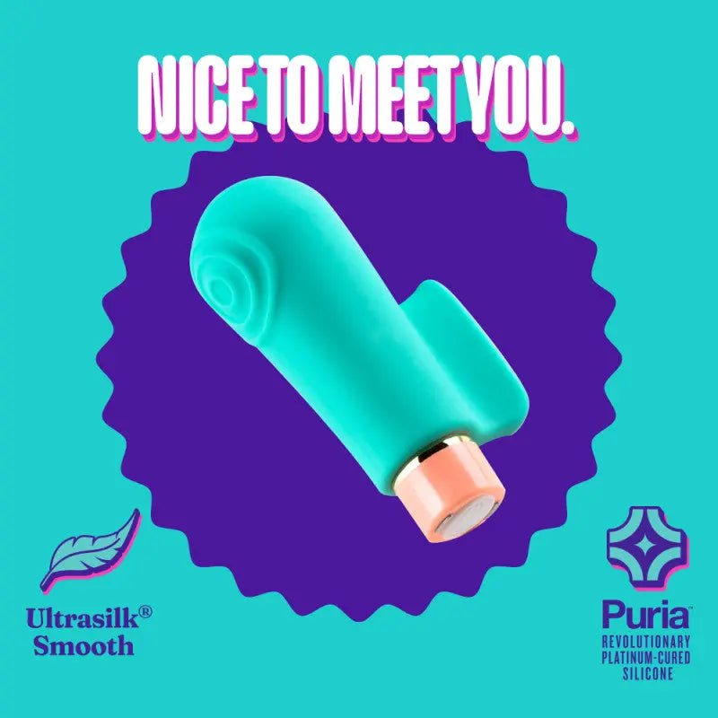 Shop affordable quality Aria Sensual AF - Teal USB Rechargeable Stimulator - Discreet Intimate Essentials - STIMULATORS - Blush Novelties