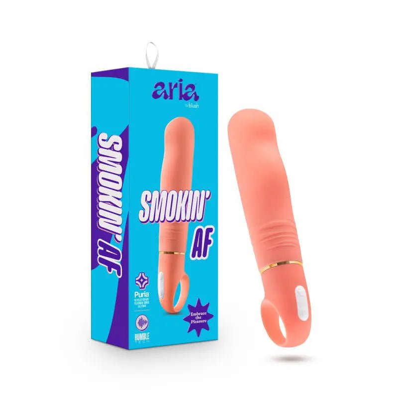 Shop affordable quality Aria Smokin' AF - Coral 15.2 cm Vibrator - Discreet Intimate Essentials - VIBRATORS - Blush Novelties