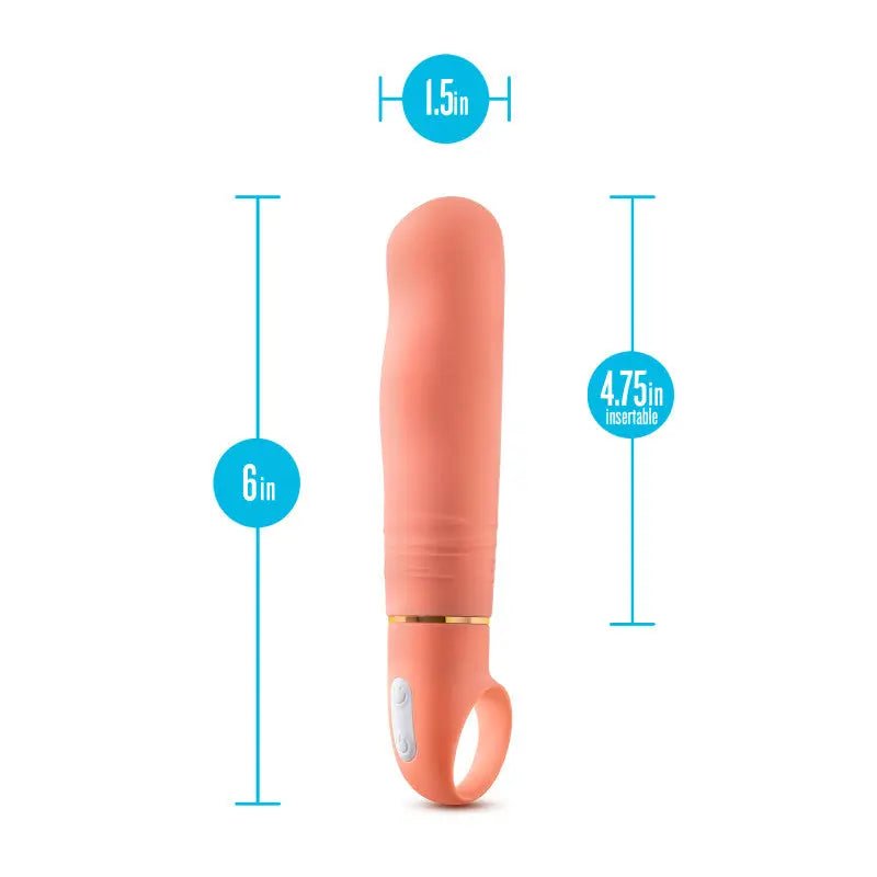 Shop affordable quality Aria Smokin' AF - Coral 15.2 cm Vibrator - Discreet Intimate Essentials - VIBRATORS - Blush Novelties