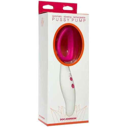 Automatic Vibrating Rechargeable Pussy Pump Doc Johnson Discreet Intimate Essentials.