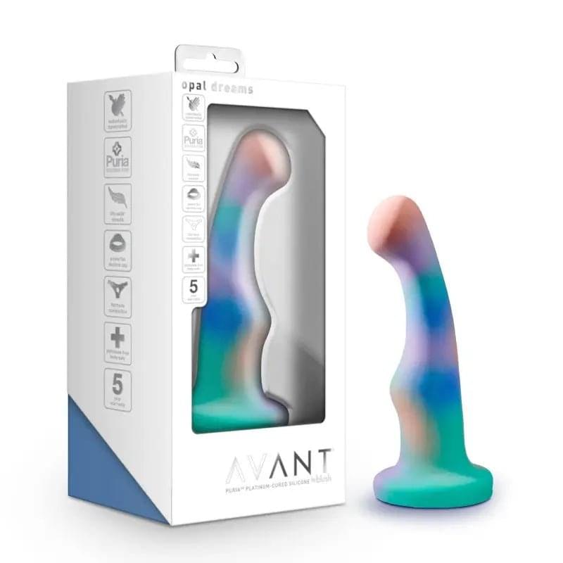 Avant Opal Dreams - Aqua -  15.2 cm Dildo Blush Novelties Discreet Intimate Essentials.