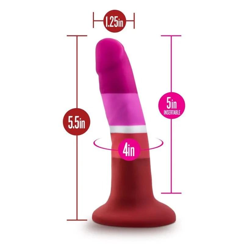 Avant Pride P3 Beauty Silicone Dildo Avant Discreet Intimate Essentials.