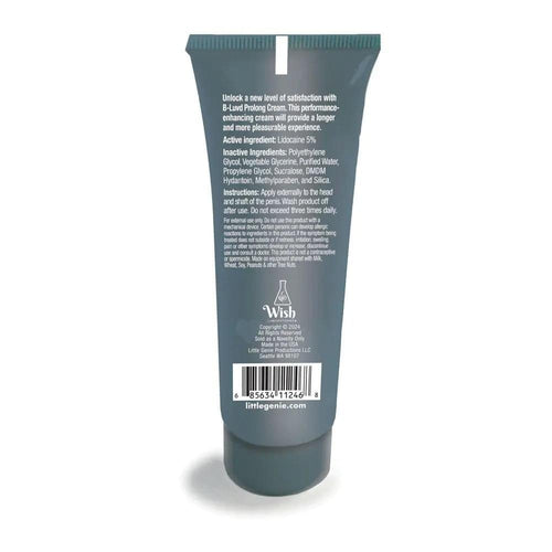 B-LUVD Erection Prolong Cream - Male Desensitising Cream - 59 ml Tube Little Genie Discreet Intimate Essentials.