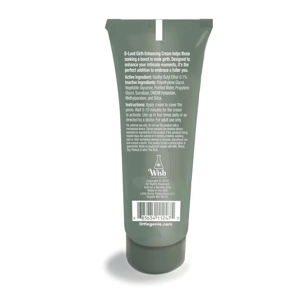 Shop affordable quality B-LUVD Girth Enhancing Cream - Male Thickening Cream - 59 ml Tube - Discreet Intimate Essentials - ENHANCERS - Little Genie