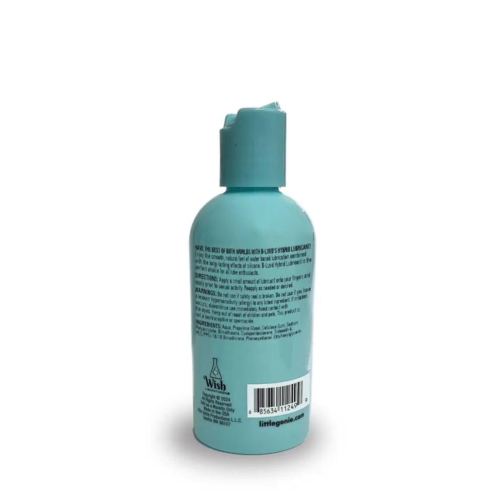 B-LUVD Hybrid Lubricant - Hybrid Lubricant - 118 ml Bottle Little Genie Discreet Intimate Essentials.