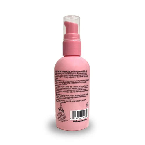 B-LUVD Tingling Arousal Gel - Water Based Unisex Arousal Gel Lubricant - 118 ml Bottle Little Genie Discreet Intimate Essentials.
