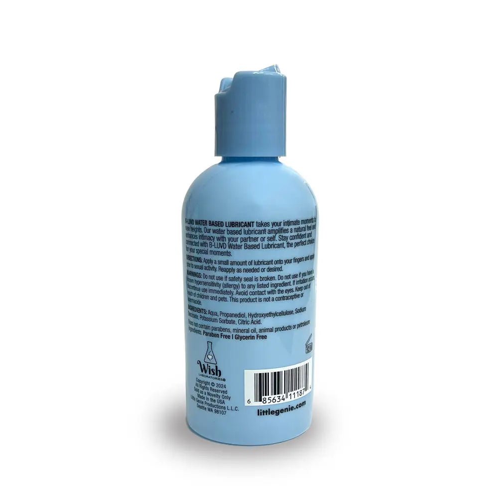 Shop affordable quality B-LUVD Water Based Lubricant - Water Based Lubricant - 118 ml Bottle - Discreet Intimate Essentials - LOTIONS & LUBES - Little Genie