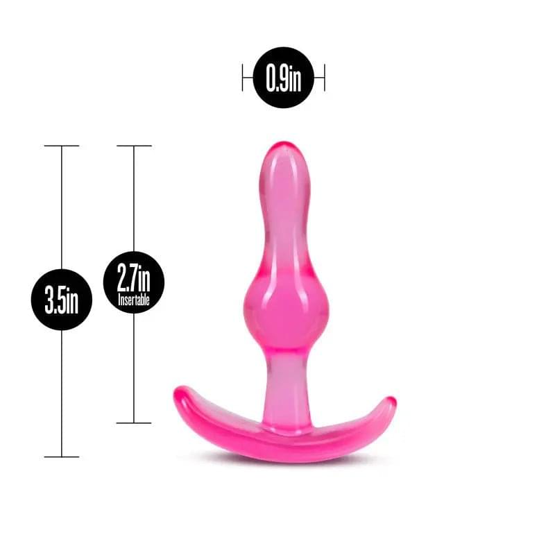 B Yours Curvy Anal Plug -  8.9 cm Butt Plug Blush Novelties Discreet Intimate Essentials.