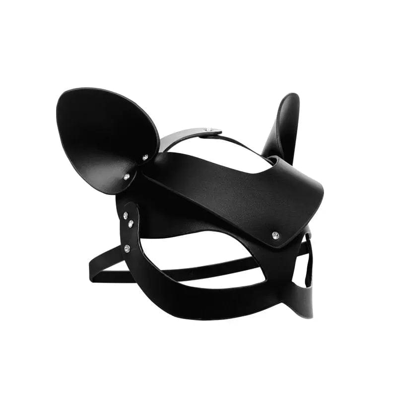Bad Kitten Leather Cat Mask Master Series Discreet Intimate Essentials.