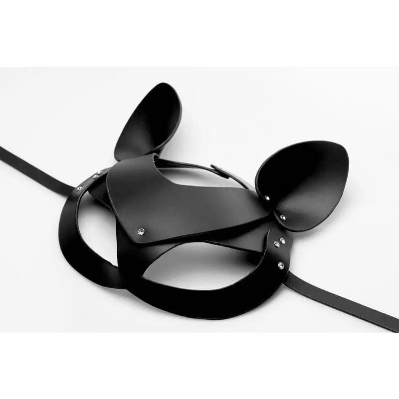 Bad Kitten Leather Cat Mask Master Series Discreet Intimate Essentials.