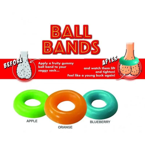 Ball Bands Gummy Cock Ring Hott Products Discreet Intimate Essentials.