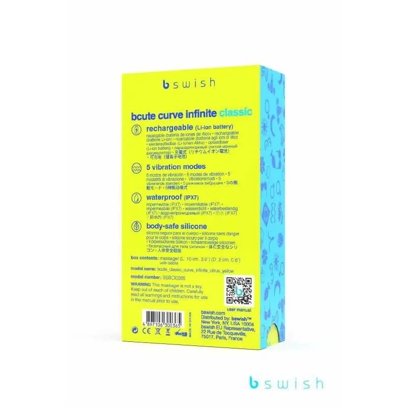 Bcute Curve Infinite Classic Citrus Yellow Bswish Discreet Intimate Essentials.