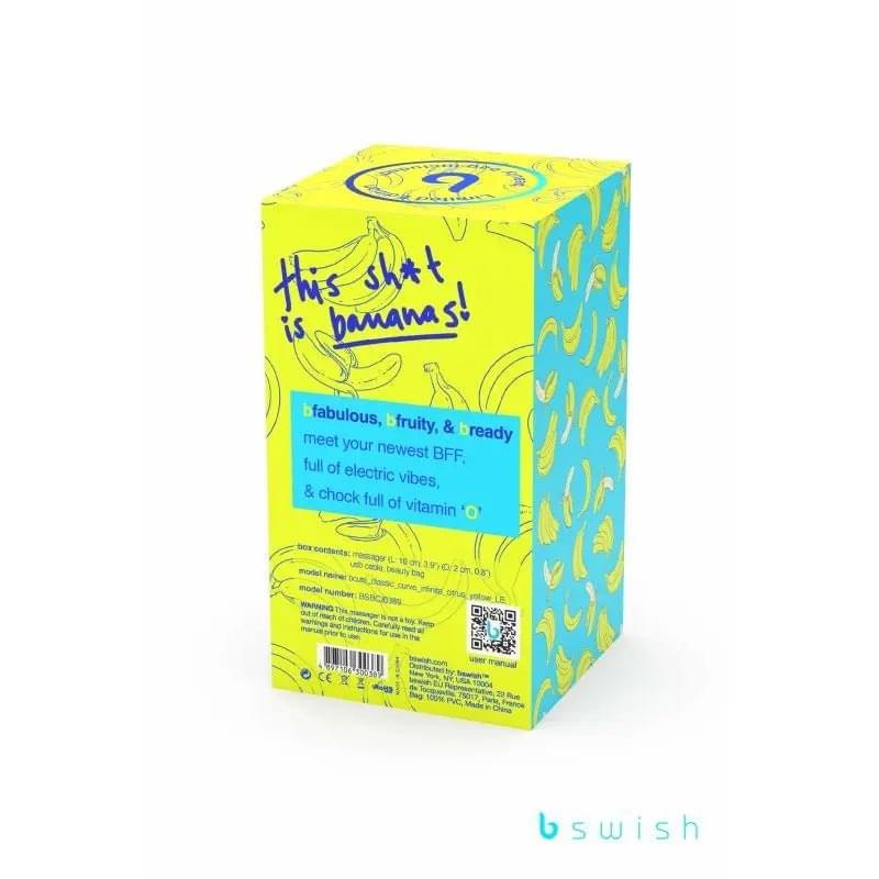 Bcute Curve Infinite Classic Limited Edition Citrus Yellow Bswish Discreet Intimate Essentials.