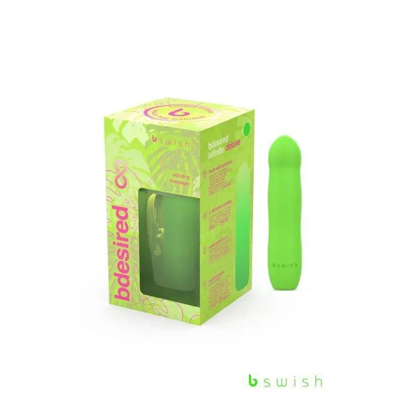 Bdesired Infinite Deluxe Paradise Green Bswish Discreet Intimate Essentials.