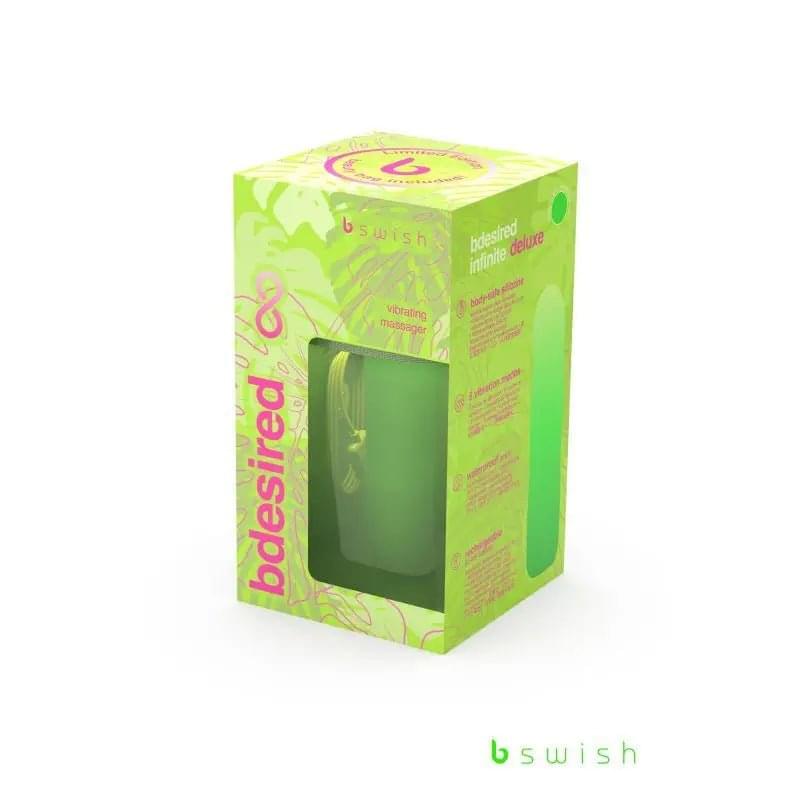 Bdesired Infinite Deluxe Paradise Green Bswish Discreet Intimate Essentials.