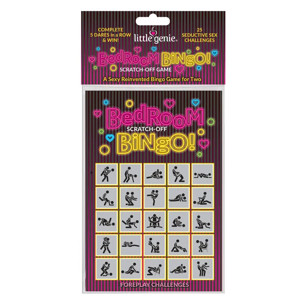 Shop affordable quality Bedroom Bingo - Foreplay Scratcher Card - Discreet Intimate Essentials - GAMES - Little Genie