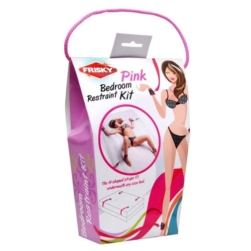 Bedroom Restraint Kit Pink Frisky Discreet Intimate Essentials.