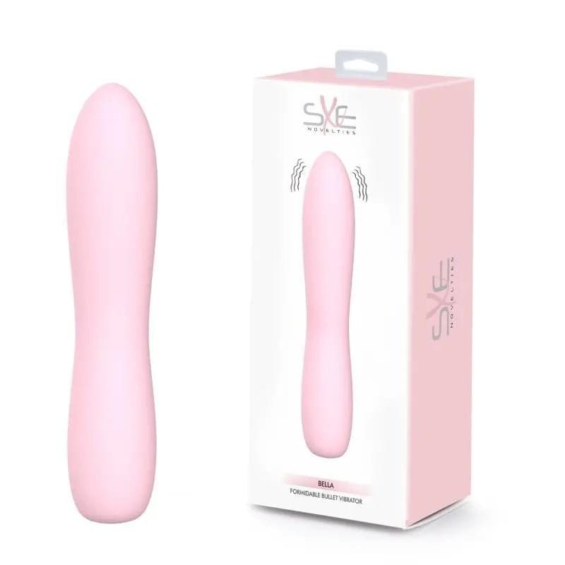 Bella Silicone 140mm Bullet Massager Pink SXE Discreet Intimate Essentials.